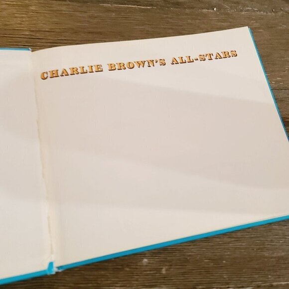 Vintage 1960s Charlie Brown's All-stars 1st Edition Picture Book Charles Schultz - Picture 6 of 14